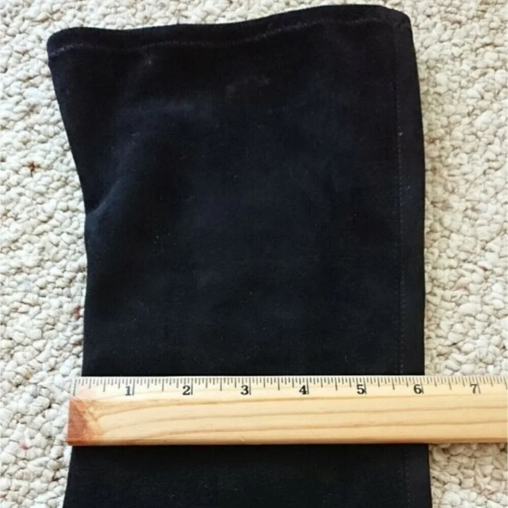 Dolce Vita suede over the knee boots in black size 37.5
